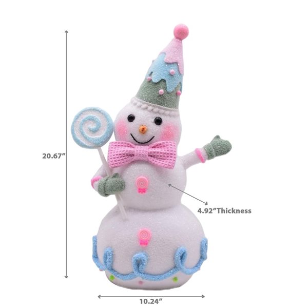 iH casadécor Snowman Holding Candy Large