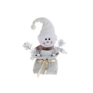 Peluche bonhomme de neige iH casadécor assis dans un sac