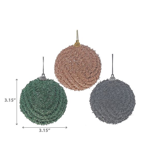 iH casadécor Ball Ornaments - Set of 12