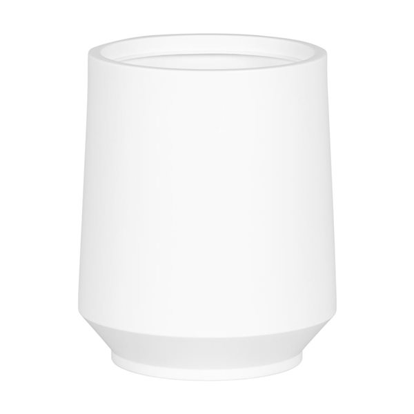 South Shore Dalya 19 1/2-in H White Plastic Round Pot Holder