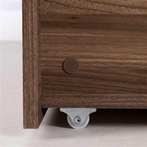 South Shore Musano Natural Walnut 2-Drawer Queen Bed with Headboard