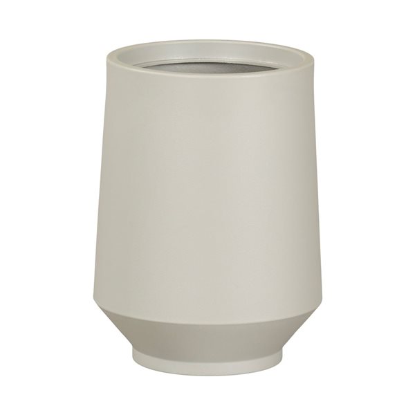 South Shore Dalya 16 1/4-in H Greige Plastic Round Pot Holder