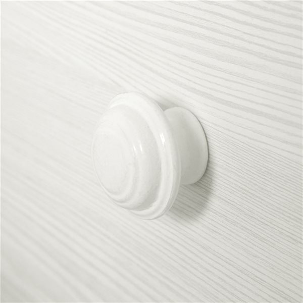 South Shore Summer Breeze White Pine Twin Mates Bed with 3 Drawers