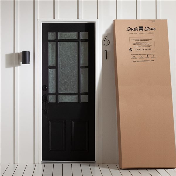 South Shore Summer Breeze White Pine Twin Mates Bed with 3 Drawers