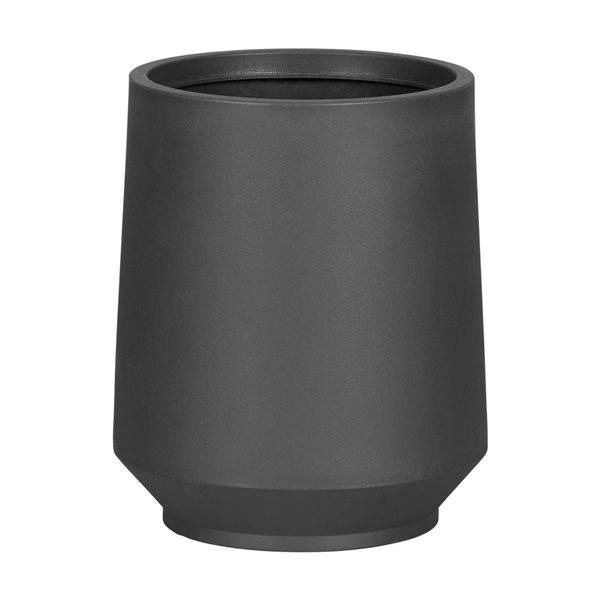 South Shore Dalya 19 1/2-in H Dark Grey Plastic Round Pot Holder