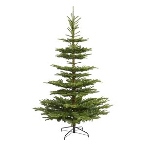 Nearly Natural 7.5-ft Layered Washington Spruce Artificial Christmas Tree with 1325 Bendable Branches