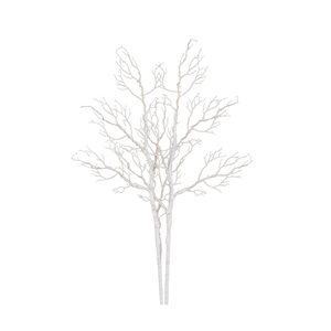 Nearly Natural 35-in Pre-Lit Artificial White Birch Branches with 80 Warm White LED Lights - Set of 2