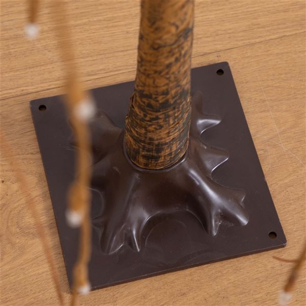 Nearly Natural 4-ft Pre-Lit Artificial Willow Tree with 120 Warm White LED Lights