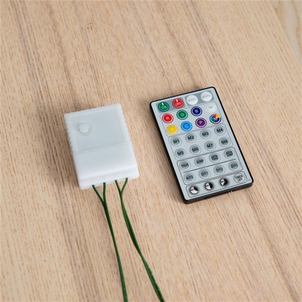 Nearly Natural 7-ft Pre-Lit Artificial Edmonton Fir Light Show Memory Shape Christmas Tree