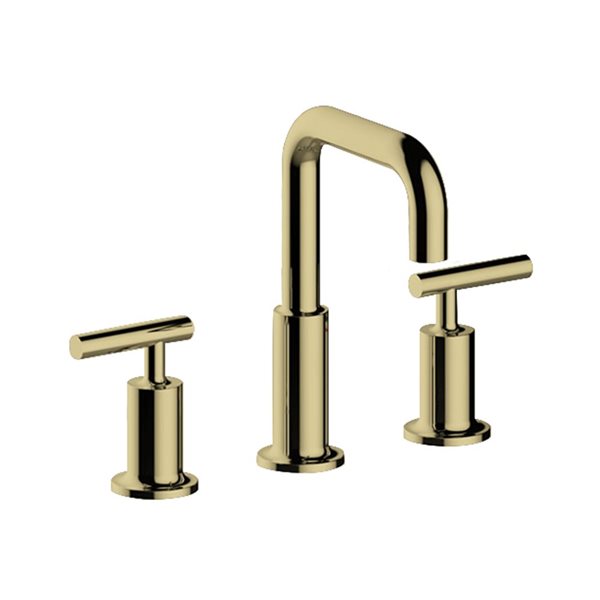 Agua Canada Romero 8-in Brushed Brass Widespread 2-Handle Bathroom Faucet