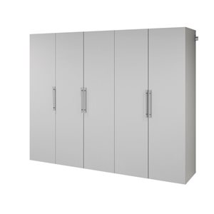 Prepac M HangUps Grey Wall Storage Cabinet Set - 3 Pcs