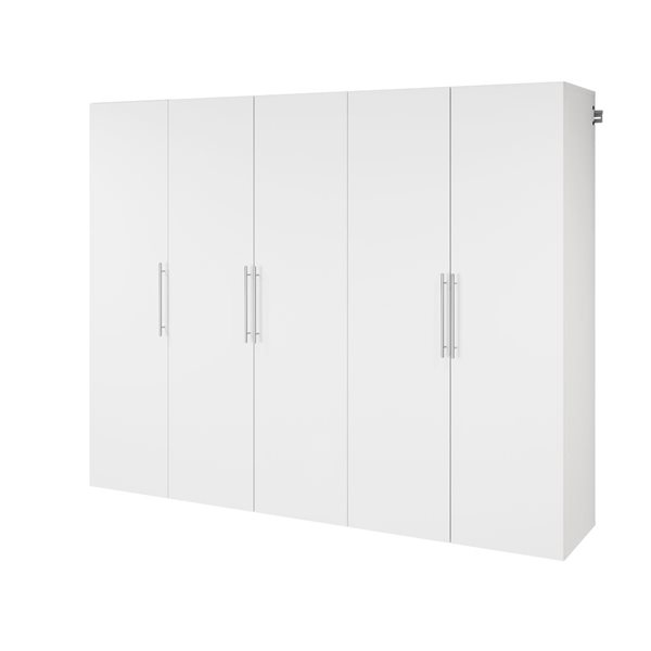 Prepac M HangUps White Wall Storage Cabinet Set - 3 Pcs