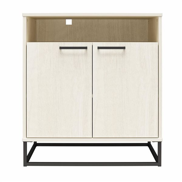 Novogratz Kelly 2 Door Accent Cabinet, Ivory Oak