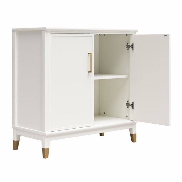 CosmoLiving by Cosmopolitan Westerleigh 2-Door Accent Cabinet, White