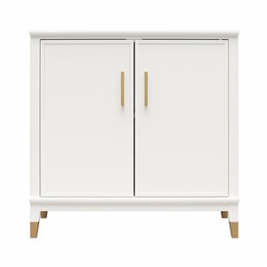 Meuble d'appoint à 2 portes Westerleigh de CosmoLiving by Cosmopolitan, blanc