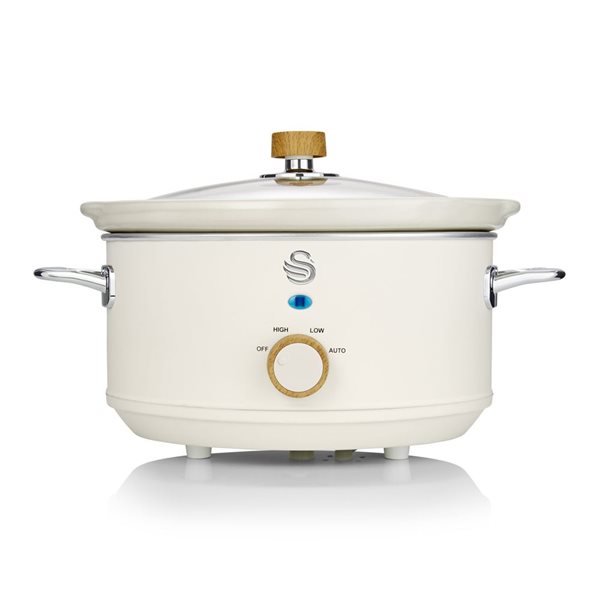 Swan Nordic 3.5L Slow Cooker - White