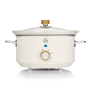 Swan Nordic 3.5L Slow Cooker - White