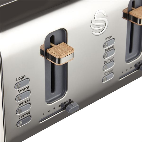 Swan Nordic 4 Slice Toaster - White