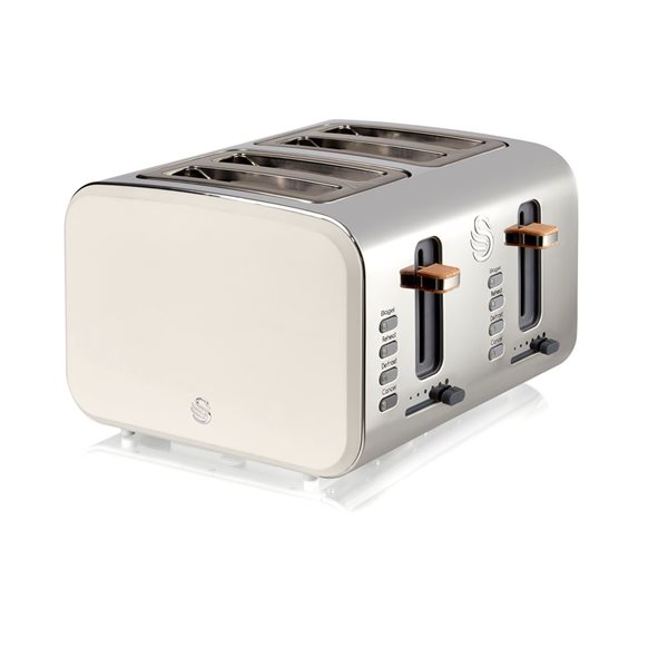 Swan Nordic 4 Slice Toaster - White