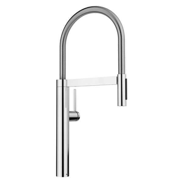 Robinet de cuisine à bec rétractable Culina II de BLANCO semi-professionnel, chrome