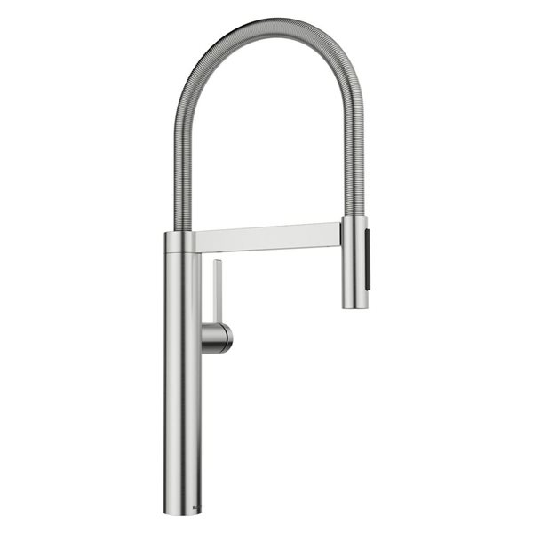 BLANCO Culina II Semi-Pro Pull Down Kitchen Faucet - PVD Steel