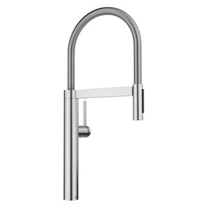 BLANCO Culina II Semi-Pro Pull Down Kitchen Faucet - PVD Steel