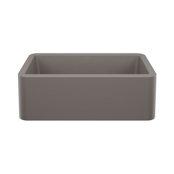 BLANCO Ikon SILGRANIT 30-in Single Bowl Apron-Front Farmhouse Sink - Volcano Grey