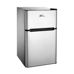 Royal Sovereign 3,2-ft³ Compact Top Freezer Refrigerator with Black/Stainless Steel Look Door - ENERGY STAR®