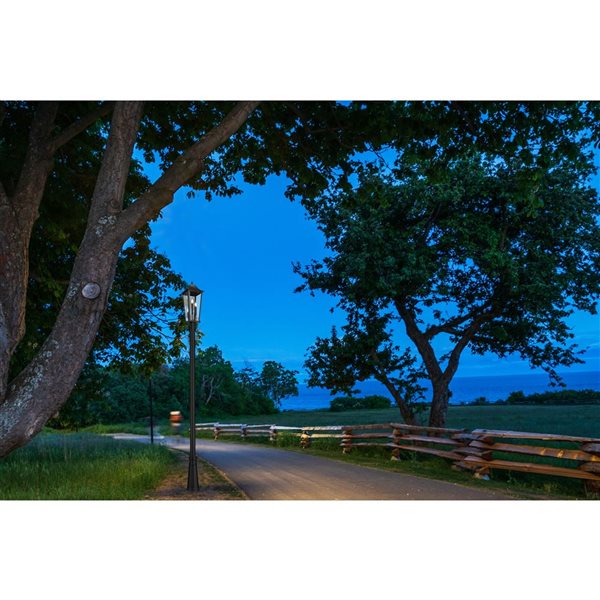 Z-Lite Gannon Black 3 Light Outdoor Post Mounted Fixture