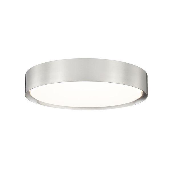 Z-Lite Kawan Brushed Nickel 1 Light Flush Mount