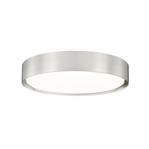 Z-Lite Kawan Brushed Nickel 1 Light Flush Mount