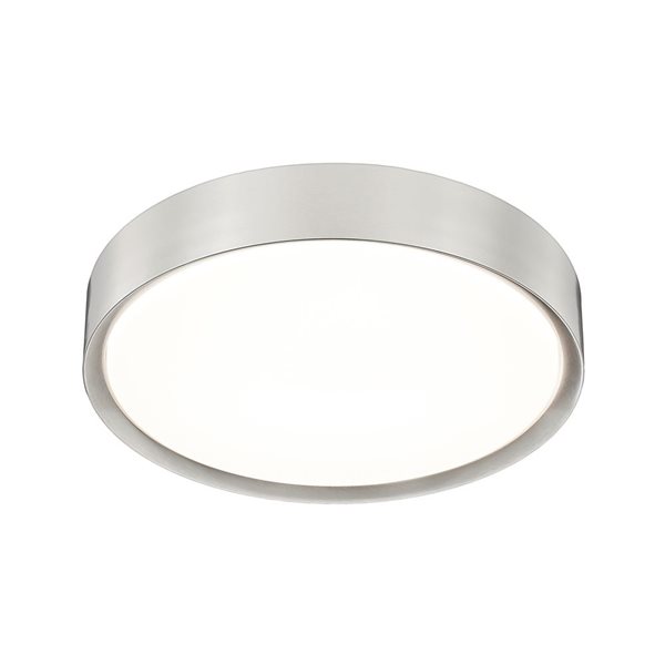 Z-Lite Kawan Brushed Nickel 1 Light Flush Mount