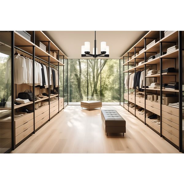 Z-Lite Danica Matte Black 5 Light Chandelier