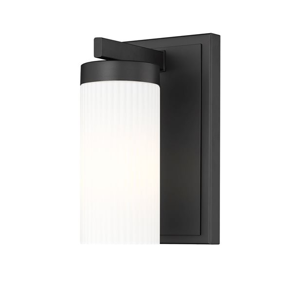 Z-Lite Danica Matte Black 1 Light Wall Sconce