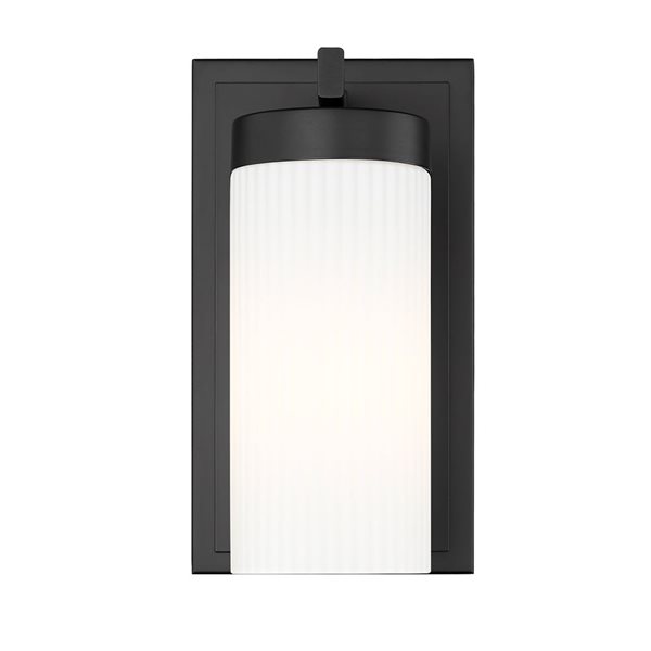 Z-Lite Danica Matte Black 1 Light Wall Sconce