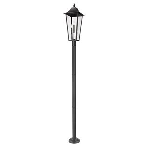 Z-Lite Gannon Black 3 Light Outdoor Post Mount Fixture