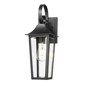 Z-Lite Gannon Black 1 Light Outdoor Wall Light