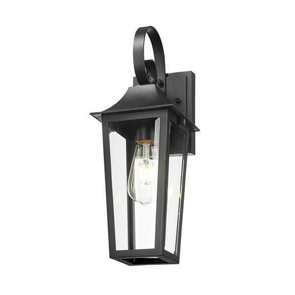 Z-Lite Gannon Black 1 Light Outdoor Wall Light