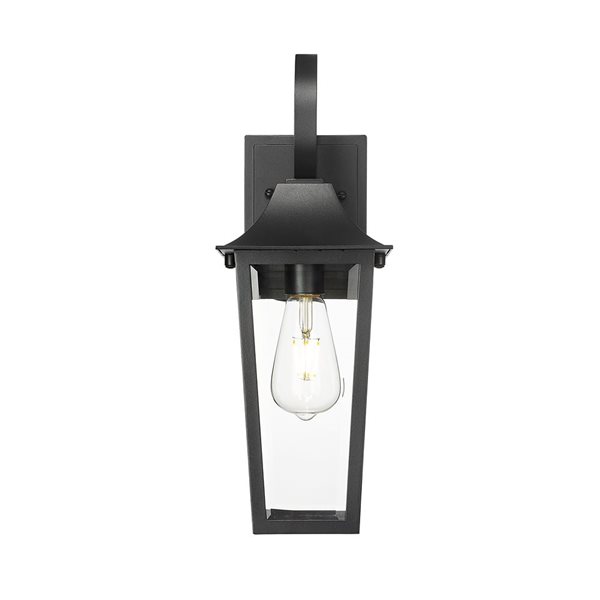 Z-Lite Gannon Black 1 Light Outdoor Wall Light