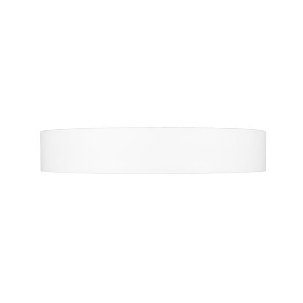 Z-Lite Kawan Matte White + Modern Gold 1 Light Flush Mount
