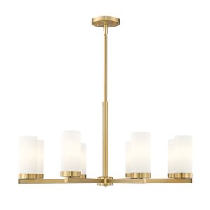 Z-Lite Danica Modern Gold 8 Light Chandelier