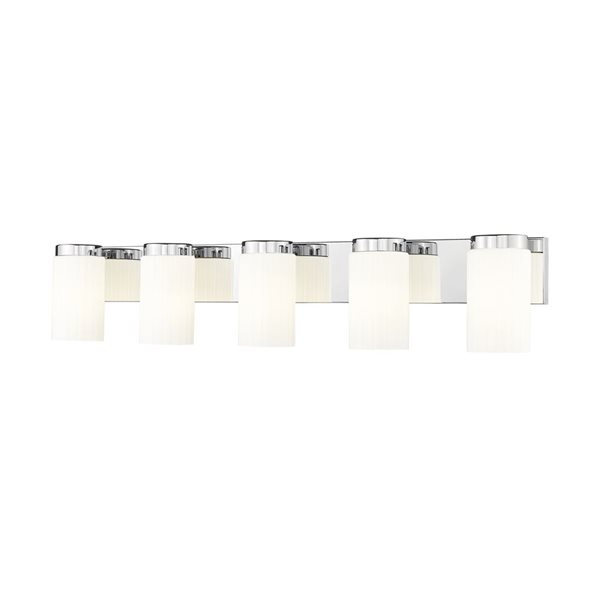 Z-Lite Burk Chrome 5 Light Vanity