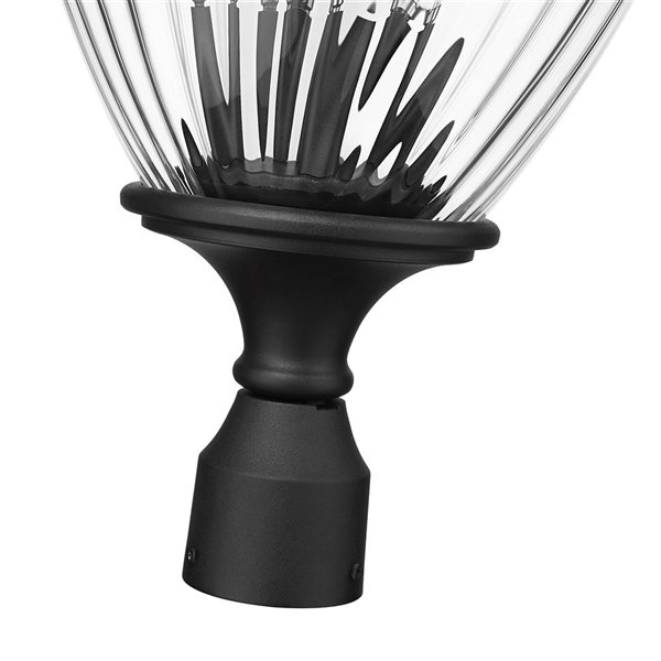 Z-Lite Davina Black 4 Light Outdoor Post Mount Fixture