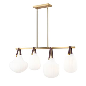 Z-Lite Newbury Modern Gold 4 Light Pendant