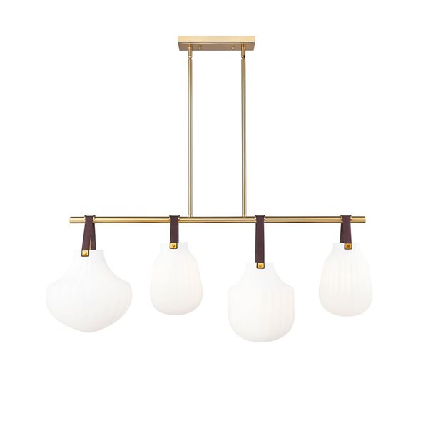 Z-Lite Newbury Modern Gold 4 Light Pendant