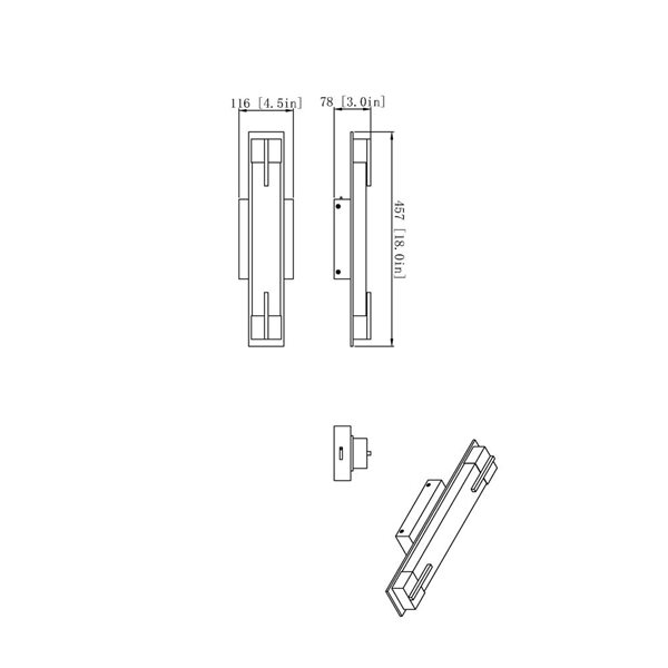 Z-Lite Chase Chrome 1 Light Vanity