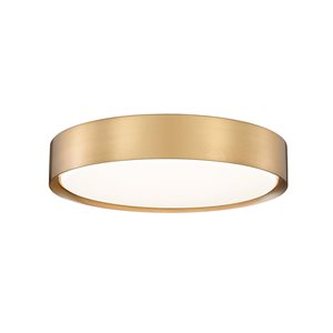 Z-Lite Kawan Modern Gold 1 Light Flush Mount