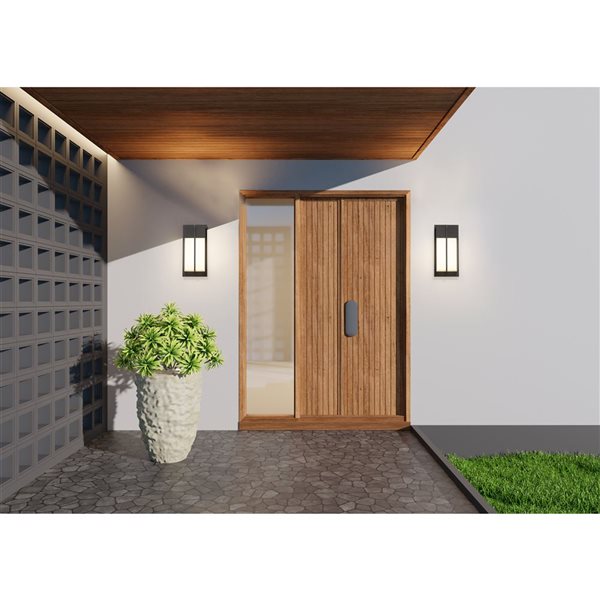 Z-Lite Nyx Black 2 Light Outdoor Wall Light