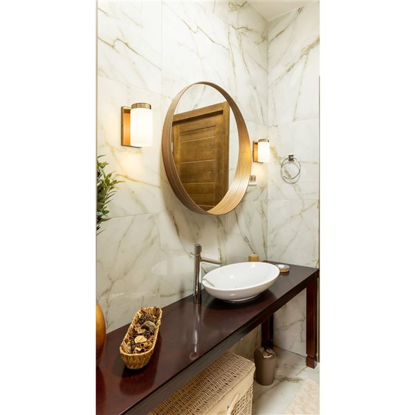 Z-Lite Burk Luxe Gold 1 Light Wall Sconce