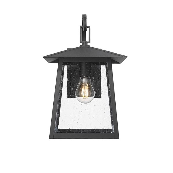 Z-Lite Rainer Black 1 Light Outdoor Wall Light